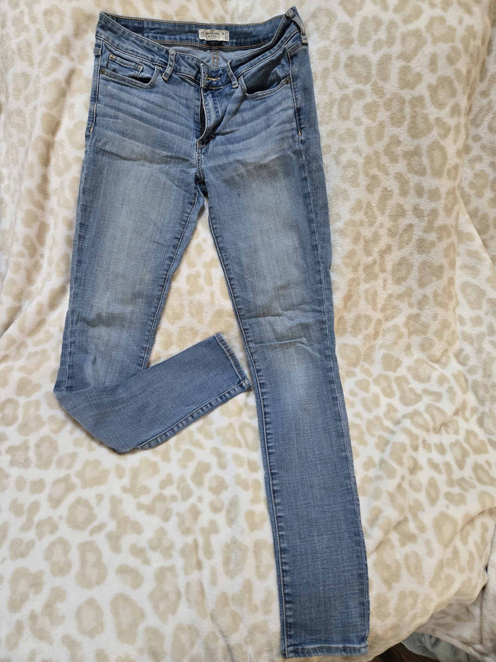 Abercrombie & Fitch Light Blue Skinny Jeans